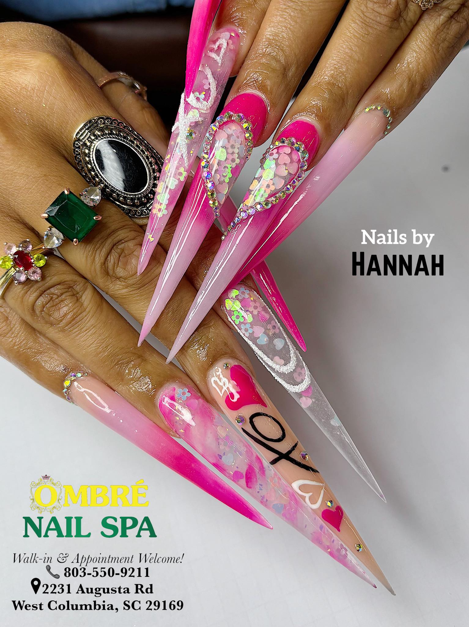 Ombré Nail Spa West Columbia Sc logo